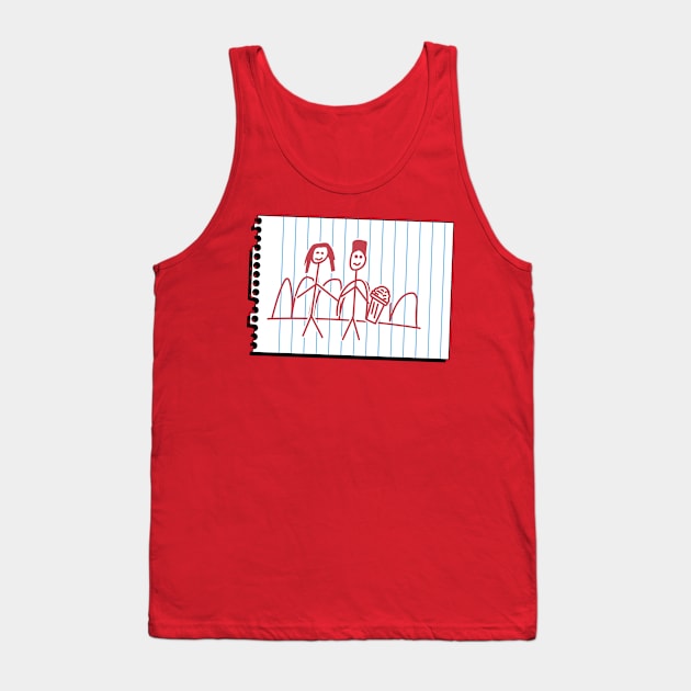 Max and Lucas Forever Drawing Tank Top by Gimmickbydesign